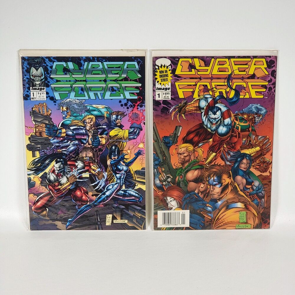 Cyberforce Comic Lot Vol 1 1992 Vol 2 1993 Image Marc Silvestri Vintage Comics